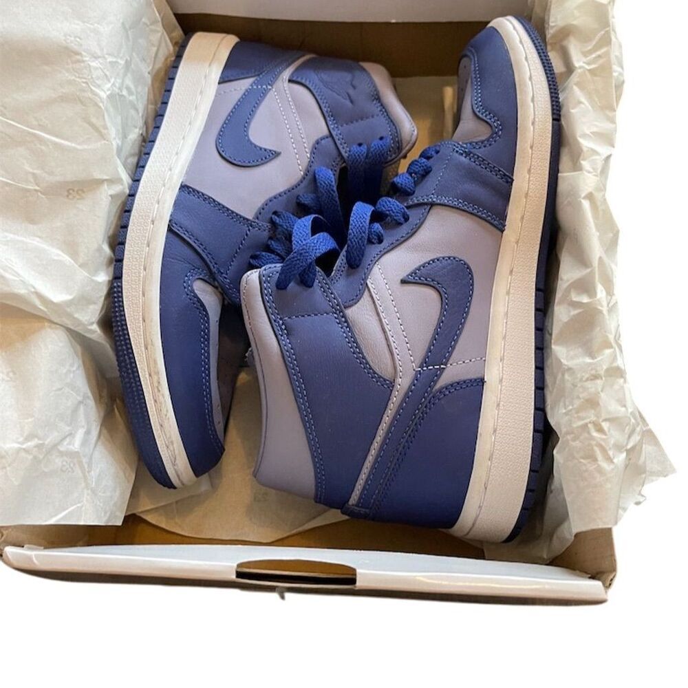 Nike Air Jordan 1 Mid SE Women's Sneakers Purple Size 6.5